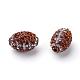 Handmade Polymer Clay Rhinestone Beads(RB-S046-01)-2