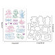 timbres en plastique pvc globleland(DIY-GL0001-73)-2