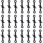40Pcs Alloy Connector Charms, Knot Links, Electrophoresis Black, 34x10.5x4.5mm, Hole: 2.5x4mm(FIND-SC0007-86)