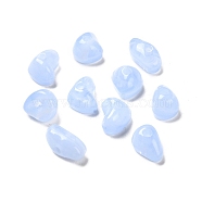 Transparent Acrylic Beads, Nuggets, Cornflower Blue, 6~8.5x4.5~6x4~4.5mm, Hole: 1.6mm, about 4165pcs/500g(OACR-A021-12I)