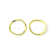 Brass Cabochons, Nail Art Studs, Nail Art Decoration Accessories, Ring, Golden, 7x0.2mm(MRMJ-T104-006C-G)