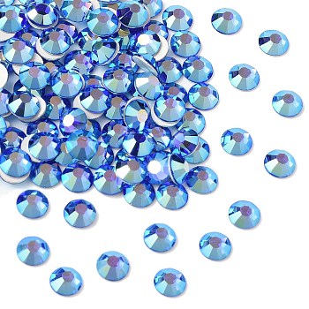 Preciosa&reg MAXIMA Crystal No Hotfix Flatback Stones, Czech Crystal, Dura Foiling, Round(438 11 615 Chaton Rose), 30050 200 Sapphire AB, SS6(1.9~2.1mm)