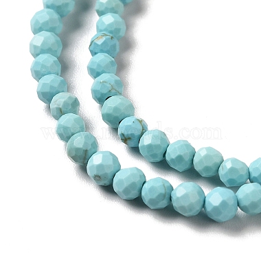 Natural Howlite Beads Strands(G-C025-03B-01)-4