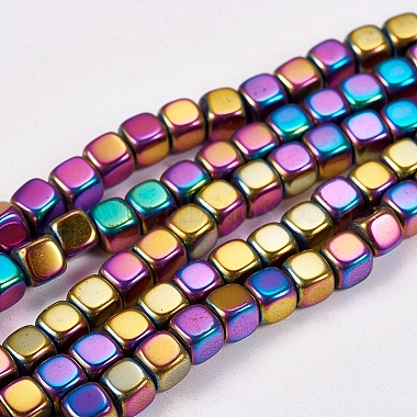 4mm Cube Non-magnetic Hematite Beads