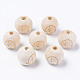 Unfinished Natural Wood European Beads(WOOD-S057-003A)-1