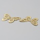 laiton pendentifs en filigrane(FIND-WH0110-644D)-1
