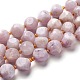 Chapelets de perles en kunzite naturelle(G-M367-06B)-1