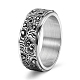 Rotatable Tainless Steel Finger Ring(PW-WG99EDB-07)-1
