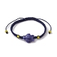 Porcelain Tortoise Braided Bead Bracelets(BJEW-JB10058-01)-1