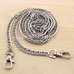 Iron Handbag Chain Straps, with Alloy Clasps, for Handbag or Shoulder Bag Replacement, Platinum, 102cm(PURS-PW0001-320C-P)