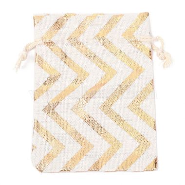 Christmas Theme Cotton Fabric Cloth Bag(ABAG-H104-B05)-2
