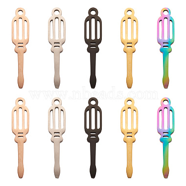 Mixed Color Tool 304 Stainless Steel Pendants