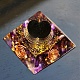Resin Orgonite Pyramids with Ball(PW-WG29079-01)-4