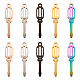 Biyun 10Pcs 5 Colors 304 Stainless Steel Pendants(FIND-BY0001-02)-1