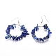 Natural Lapis Lazuli Dangle Earrings(EJEW-E255-D03)-2