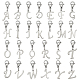 201 Stainless Steel Letter A~Z Pendant Decoration(HJEW-AB00515)-1