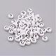 Flat Round with Letter C Acrylic Beads(X-PL37C9070-C)-1