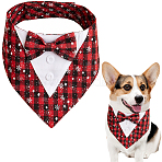 Polyester Pet Handkerchi, Pet Supplies, Colorful, 147x190x21.5mm(AJEW-WH20009-28D)