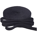5m Velvet Ribbon for Sewing Decoration, Black, 3/8 inch(10mm)(OCOR-WH20007-20B)