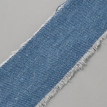 Polyester Lace Trim Ribbon, Clothes Sewing, Steel Blue, 1-5/8 inch(40mm), about 5.47 Yards(5m)/Roll