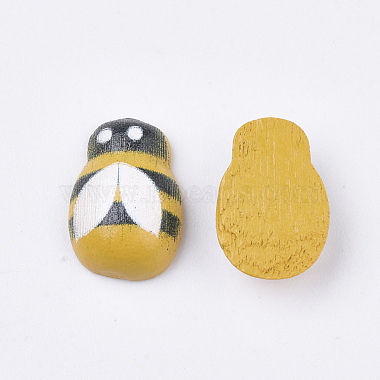 Spray Painted Wooden Cabochons(WOOD-Q033-04A)-3