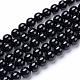 Natural Black Onyx Round Bead Strands(G-T055-10mm-10)-1