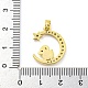 Brass Micro Pave Clear Cubic Zirconia Pendant(FIND-Z044-03L)-3