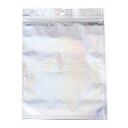 Rectangle Zip Lock Plastic Laser Bags, Resealable Bags, Clear, 22x15cm, Hole: 8mm, Unilateral Thickness: 2.3 Mil(0.06mm)(OPP-YW0001-03E)