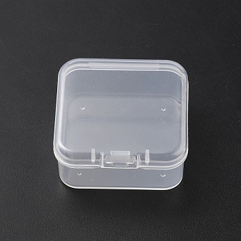 Plastic Bead Containers, Clear, 4.6x4.45x2cm, Inner Diameter: 4.15x4.15cm