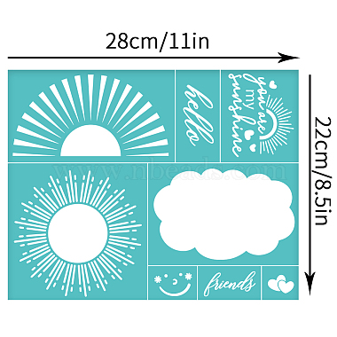 Self-Adhesive Silk Screen Printing Stencil(DIY-WH0338-286)-2