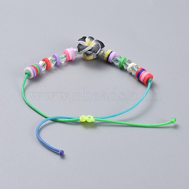 Fils de nylon ajustables bracelets de perles tressées(BJEW-JB04453-M)-5