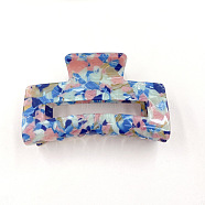 Rectangular Acrylic Large Claw Hair Clips for Thick Hair, Colorful, 45x81x44mm(PW23031346806)