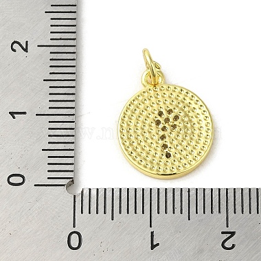 micro cuivres ouvrent pendentifs de zircons(KK-M283-14C-01)-3