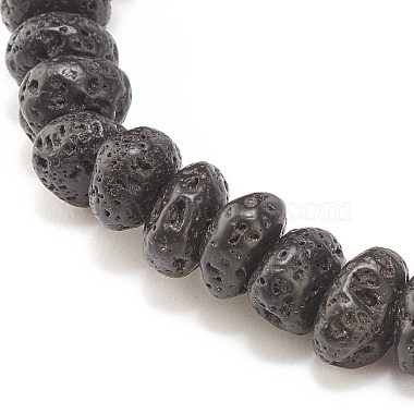 Bracelet extensible perlé en pierre de lave naturelle(BJEW-JB08294-02)-6