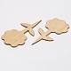 Flower Shape Bamboo Plant Labels(DIY-WH0167-25)-2