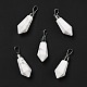 Natural Howlite Pointed Pendants(G-P474-02P-09)-1