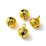 Brass Bell Charms, Jewelry Making Findings, Gold, 15x12mm, Hole: 2.4mm(KK-WH0031-38A)