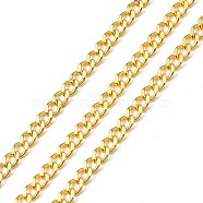Brass Curb Chains, Unwelded, Golden, 5.5x4x1mm, about 3.28 feet(1m)/strand(CHC-XCP0001-24G)