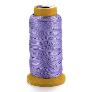 Polyester Thread, for Custom Woven Jewelry Making, Lilac, 0.7mm, about 310m/roll