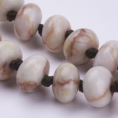 Natural Netstone Beaded Multi-use Necklaces/Wrap Bracelets(NJEW-K095-B09)-3