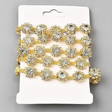 Alloy Rhinestone Cup Chains(LCHA-WH0001-06G)-2