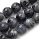 brins de perles de larvikite naturelles(X-G-S259-06-10mm)-1