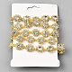 Alloy Rhinestone Cup Chains(LCHA-WH0001-06G)-2