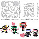 2Pcs 2 Styles Valentine's Day Theme Carbon Steel Cutting Dies Stencils(DIY-WH0309-669)-2