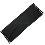 Beach Patio Canvas Cloth Chair Replacement Fabric, Rectangle, Black, 1205~1215x445~455x1.5mm(AJEW-WH20004-31C-02-1)