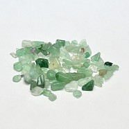 Natural Green Aventurine Chip Beads, No Hole/Undrilled, 2~8x2~4mm, about 340pcs/20g(X-G-O103-02)