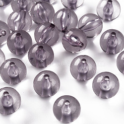 Transparent Acrylic Beads, Round, Lavender, 16x15mm, Hole: 2.8mm, about 220pcs/500g(MACR-S370-A16mm-769)