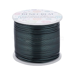 BENECREAT Matte Aluminum Wire, Black, 15 Gauge, 1.5mm, 68m/roll(AW-BC0003-30B-1.5mm)