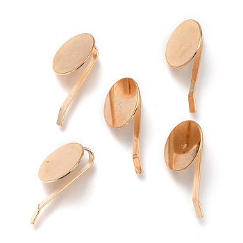 Iron Bobby Pin Findings, Pony Hook, Light Gold, 31x18x8.9mm
