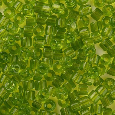 Perles de clairon rondes en verre de couleurs transparentes(SEED-S045-001A-C01)-2